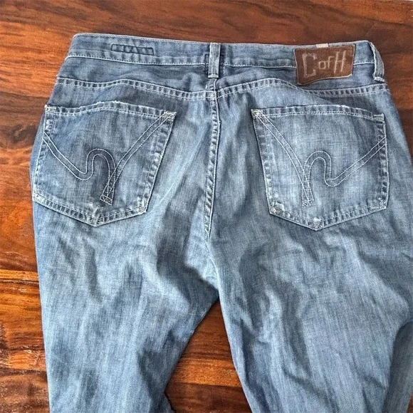 Citizens of Humanity Sid Straight Leg Jeans Blue Mens 33 Made in USA Denim - Picture 8 of 13